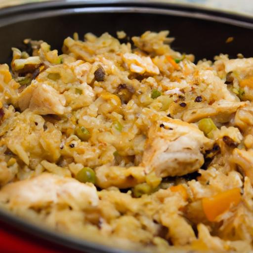 One-Pot Chicken and Rice Casserole: Simple, Savory Delight