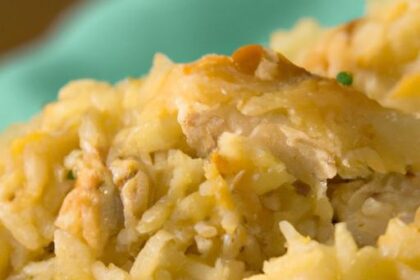 One-Pot Chicken and Rice Casserole: Simple, Savory Delight