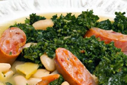 Hearty Sausage & Kale Soup with Creamy White Beans Delight