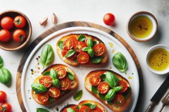 Fresh Flavors: Crafting Perfect Tomato Basil Bruschetta