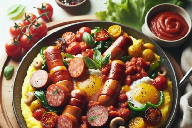 Budget-Friendly Polenta with Savory Marinara & Sausage Twist