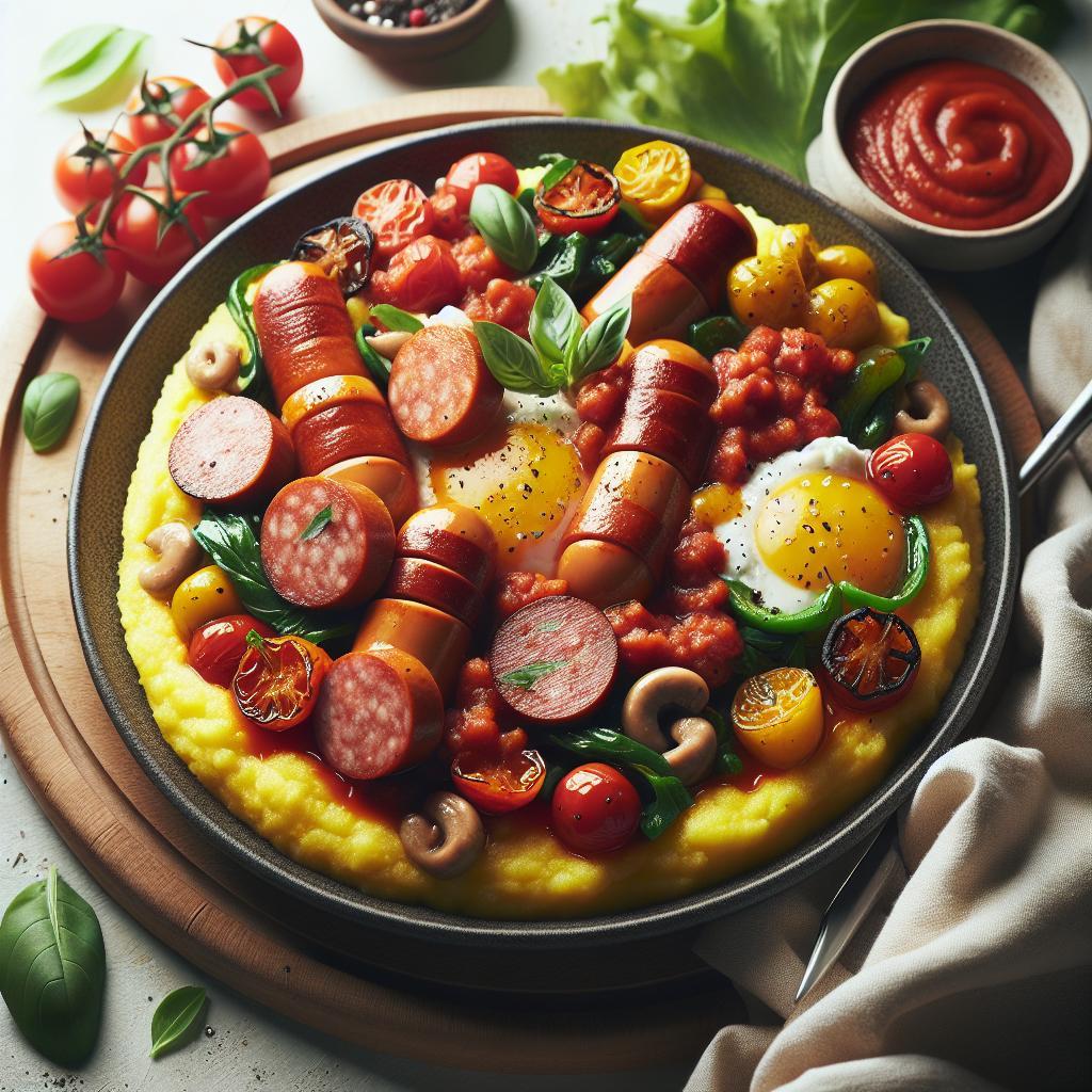 Budget-Friendly Polenta with Savory Marinara & Sausage Twist