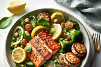 Savory Salmon and Rice Cakes: A Perfect Flavor Fusion