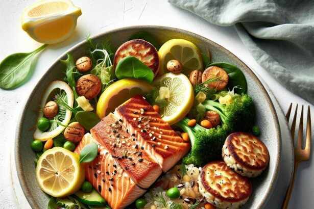 Savory Salmon and Rice Cakes: A Perfect Flavor Fusion