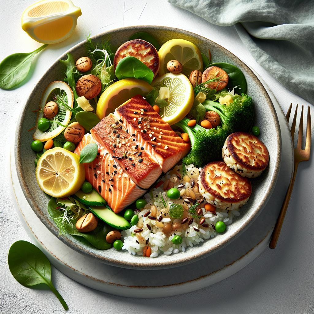 Savory Salmon and Rice Cakes: A Perfect Flavor Fusion