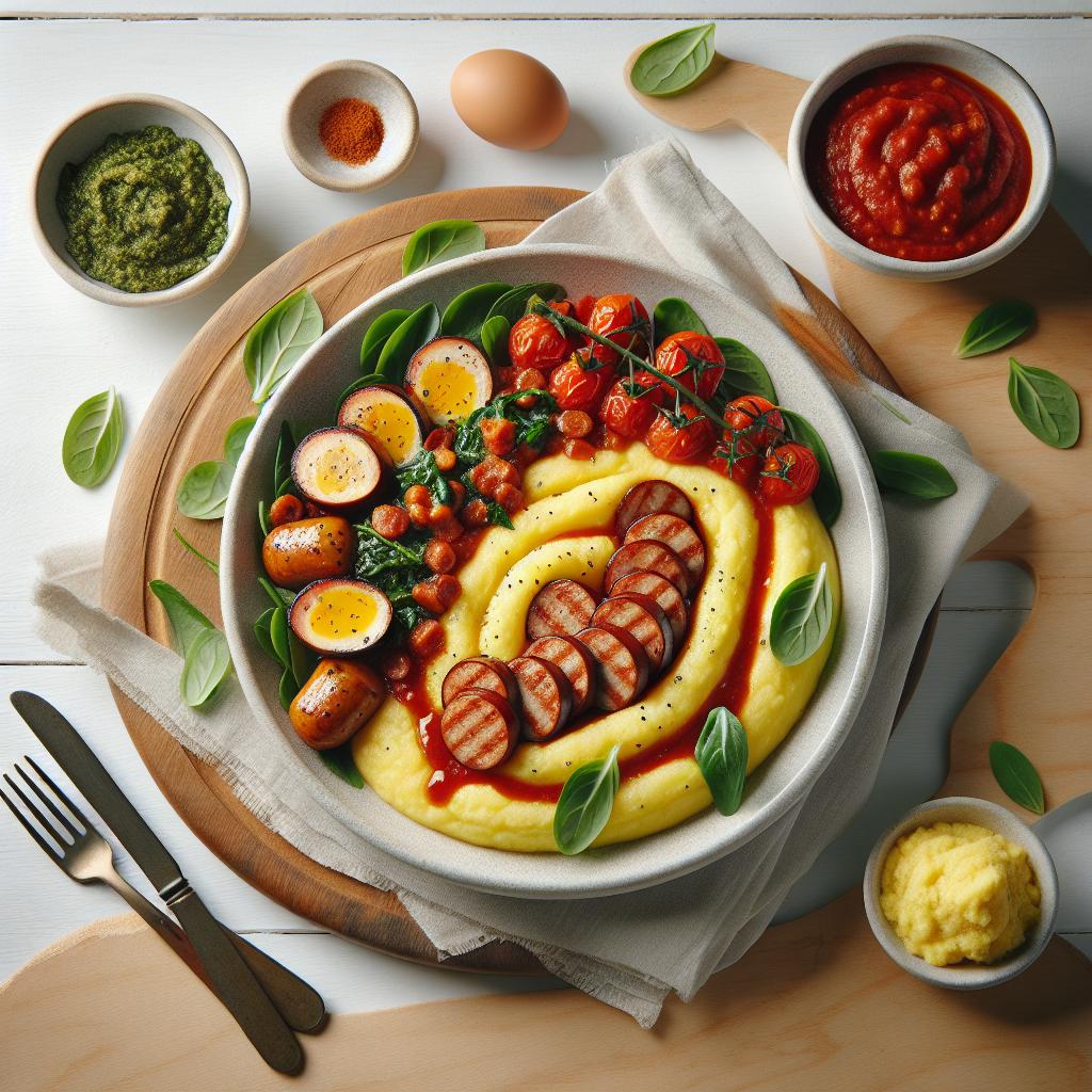 Budget-Friendly Polenta with Savory Marinara & Sausage Twist