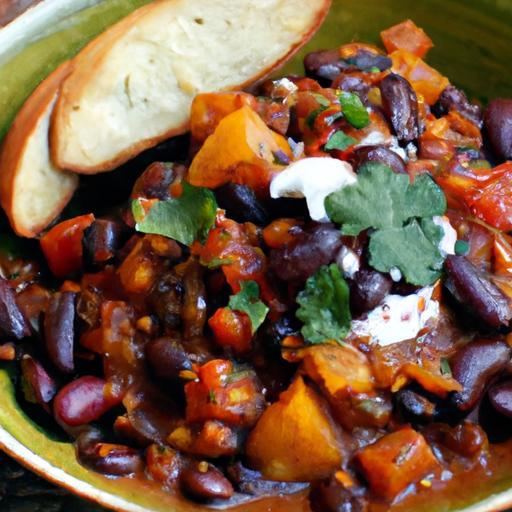 Hearty Sweet Potato & Black Bean Chili: A Flavorful Feast