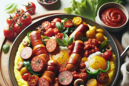 Budget-Friendly Polenta with Savory Marinara & Sausage Twist