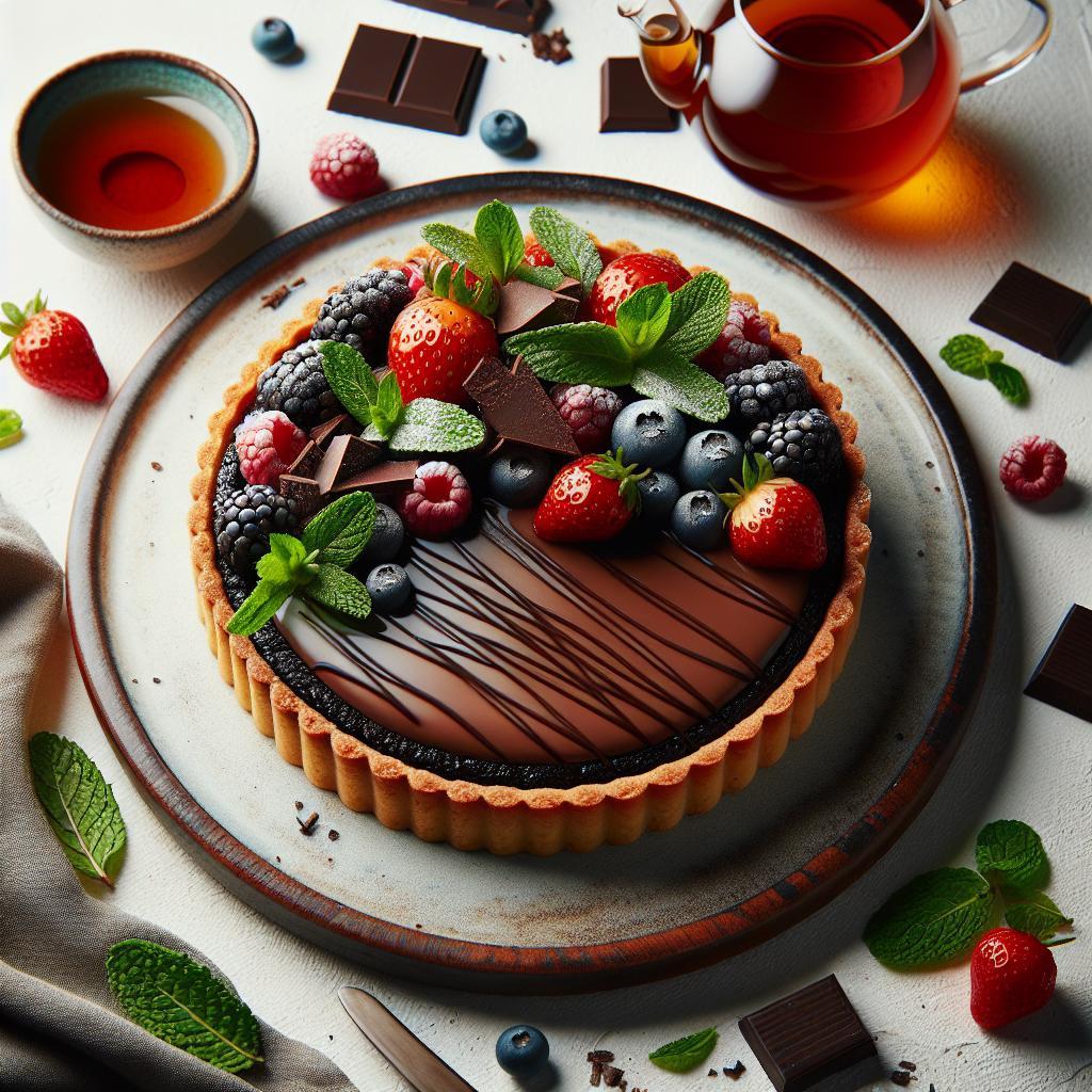 Earl Grey Chocolate Tart: A Luscious Blend of Classic Flavors
