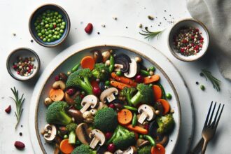 A Flavorful Journey: Savory Broccoli, Carrot & Mushroom Medley