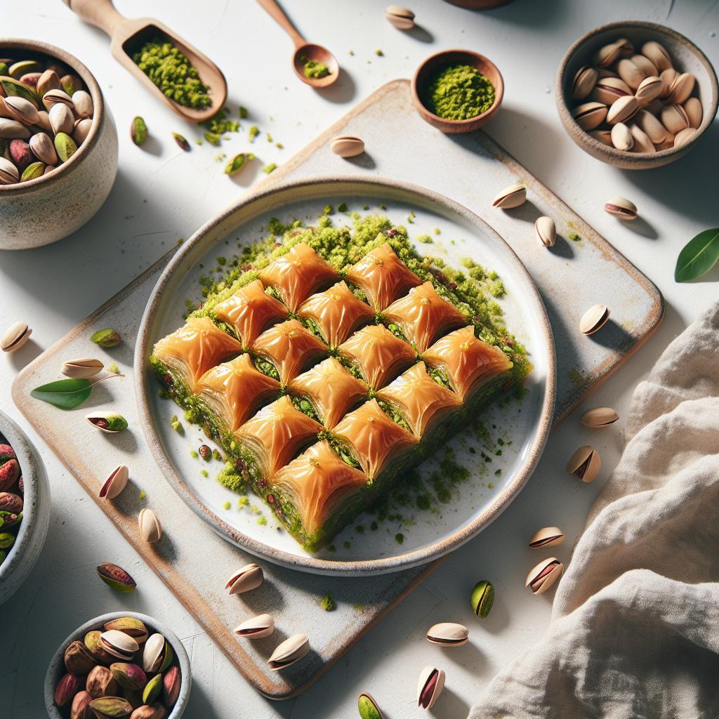 Golden Layers Unveiled: The Art of Turkish Pistachio Baklava