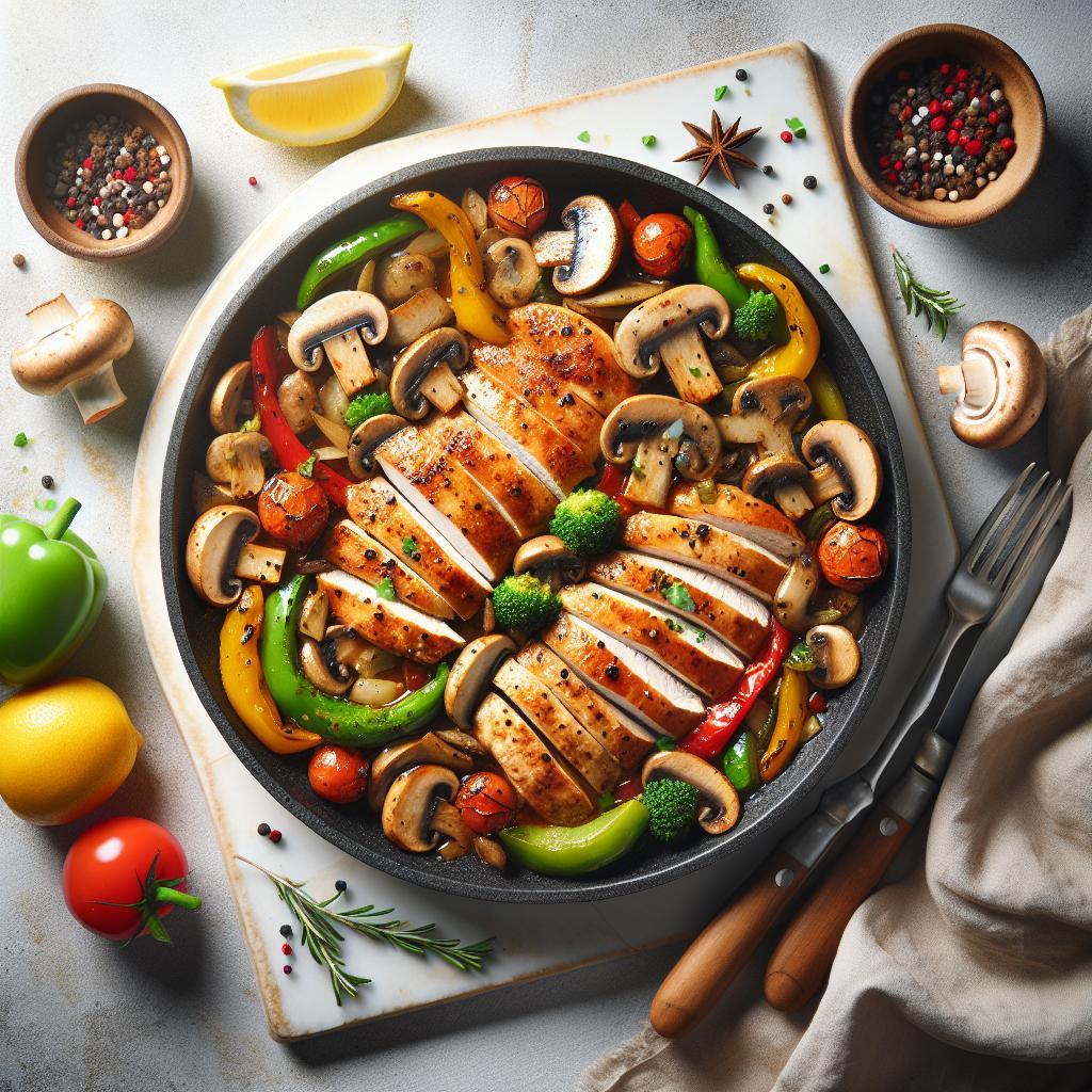 Savor the Flavor: Turkey and Mushroom Skillet Delight