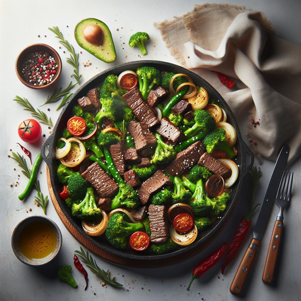 Sizzling Beef and Broccoli Skillet: Easy Weeknight Delight