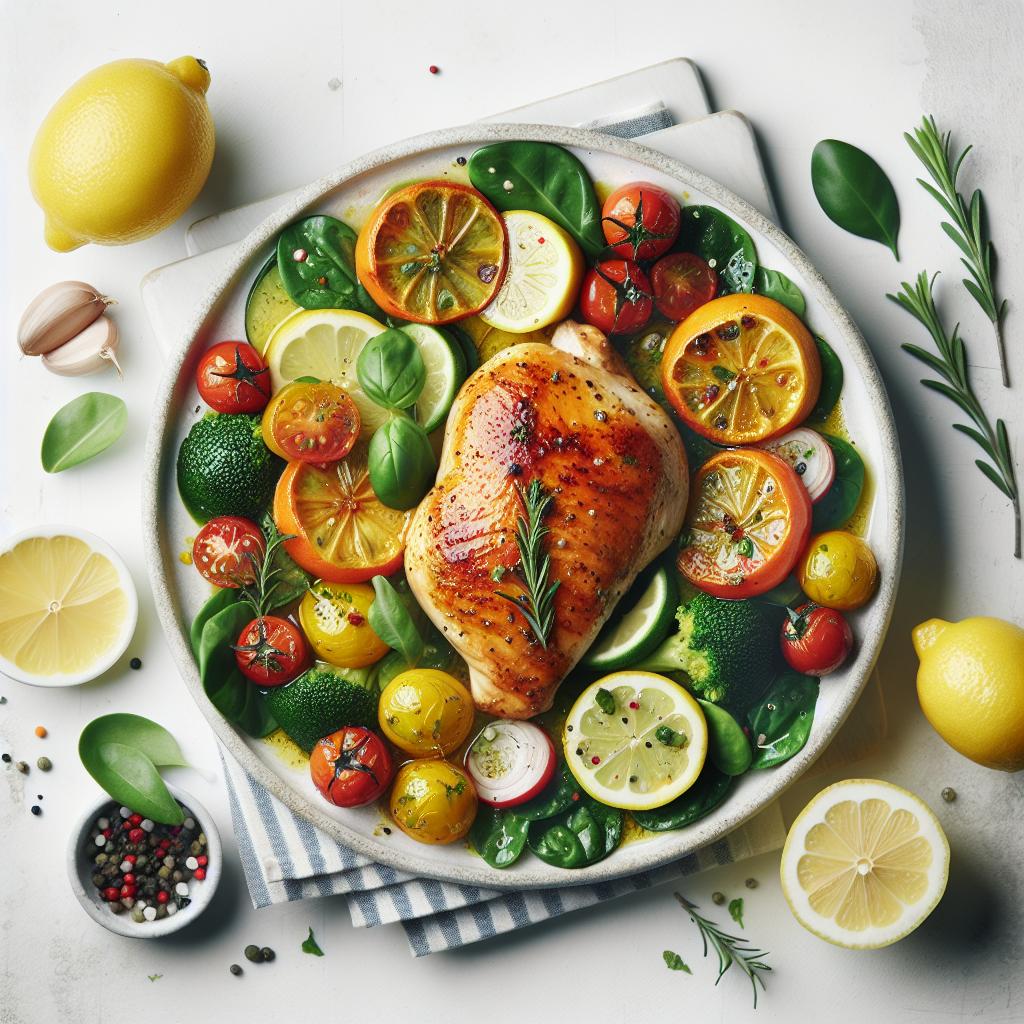 Zesty Mediterranean Lemon Chicken: A Flavorful Delight