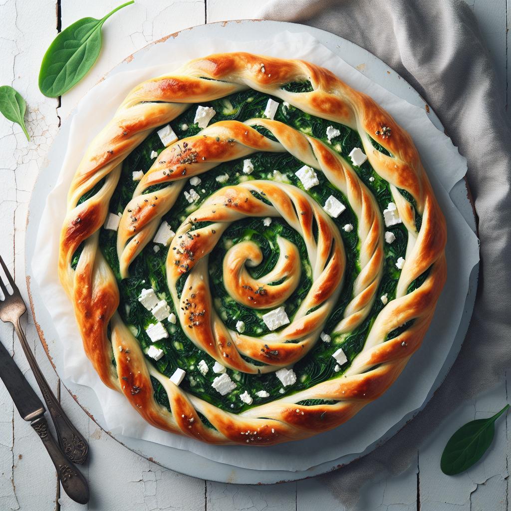 Savory Turkish Börek: A Spinach & Feta Swirl Delight