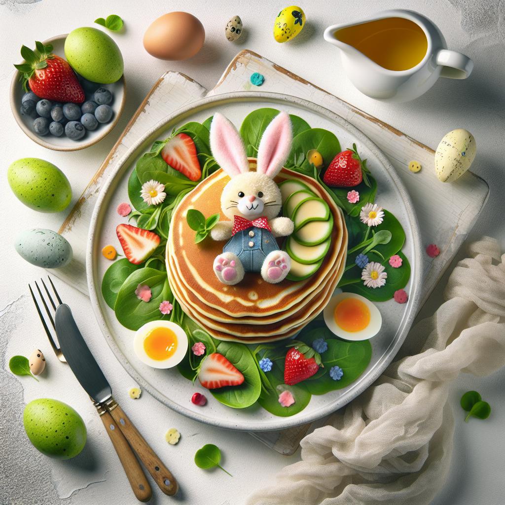 Fluffy Easter Bunny Pancakes: A Festive Morning Delight