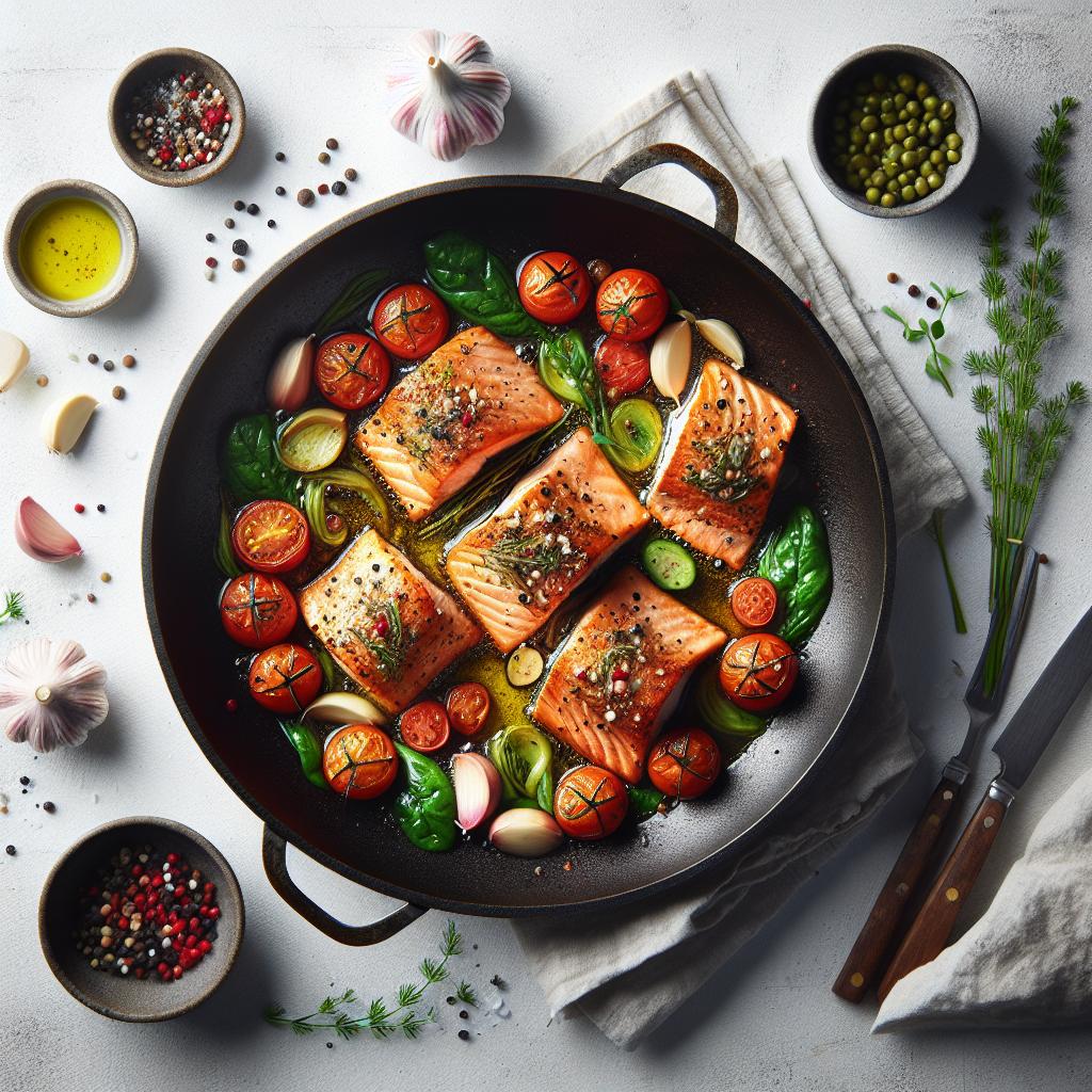 Savor Simplicity: One-Pan Garlic Butter Salmon Magic
