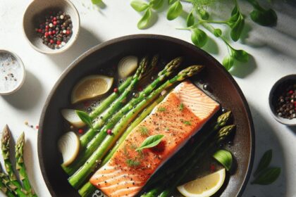 One-Pan Salmon & Asparagus: Quick, Flavorful Dinner Fix