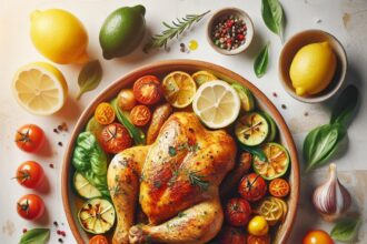 Zesty Mediterranean Lemon Chicken: A Flavorful Delight