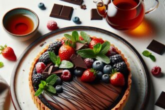 Earl Grey Chocolate Tart: A Luscious Blend of Classic Flavors