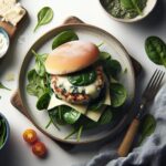 Wholesome White Cheddar Spinach Chicken Burgers Recipe Delight