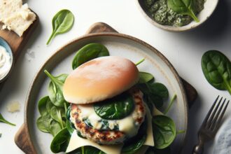 Wholesome White Cheddar Spinach Chicken Burgers Recipe Delight