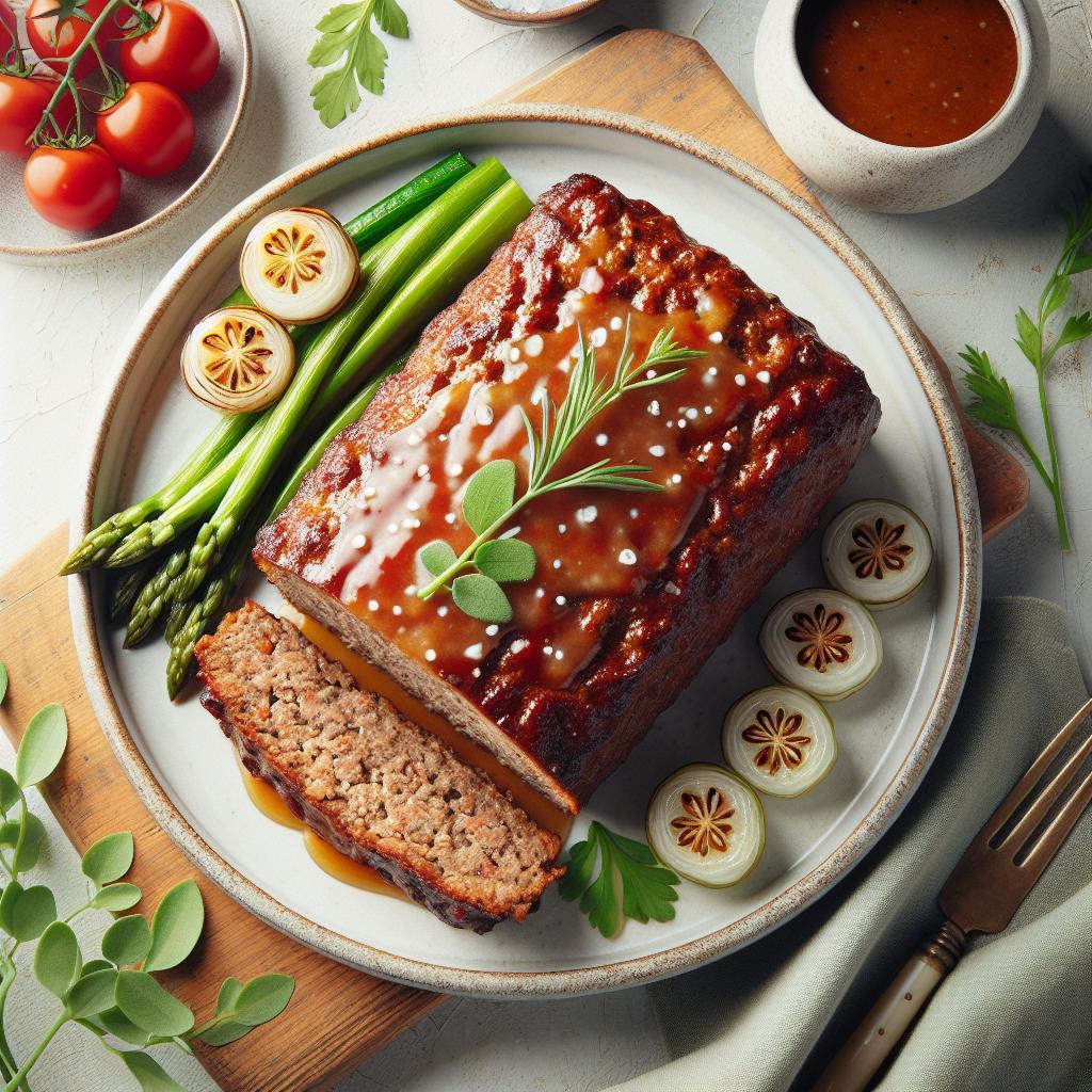 Keto Meatloaf Magic: Savory Loaf with Sugar-Free Glaze