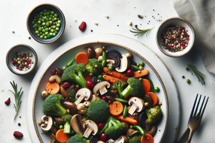 A Flavorful Journey: Savory Broccoli, Carrot & Mushroom Medley