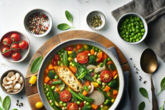 Hearty Italian Minestrone Soup: A Classic Garden Delight
