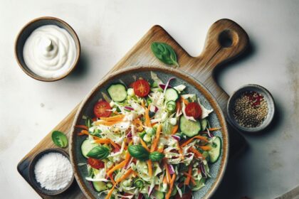 Crisp & Creamy: Healthy Coleslaw with a Greek Yogurt Twist