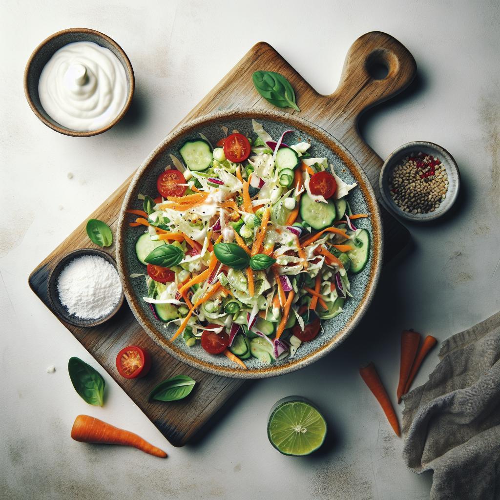 Crisp & Creamy: Healthy Coleslaw with a Greek Yogurt Twist