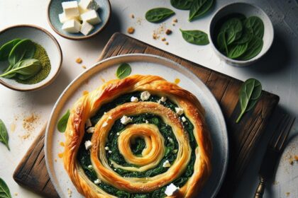 Savory Turkish Börek: A Spinach & Feta Swirl Delight