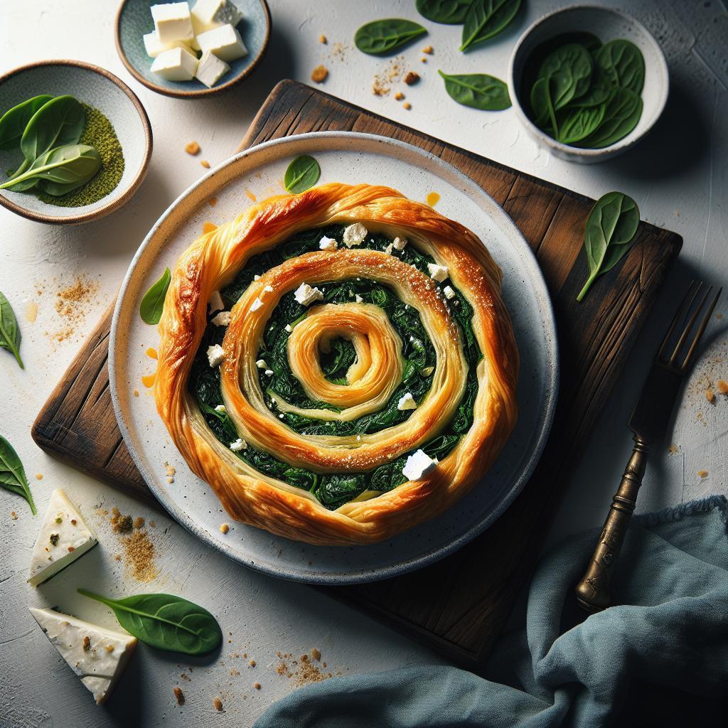 Savory Turkish Börek: A Spinach & Feta Swirl Delight