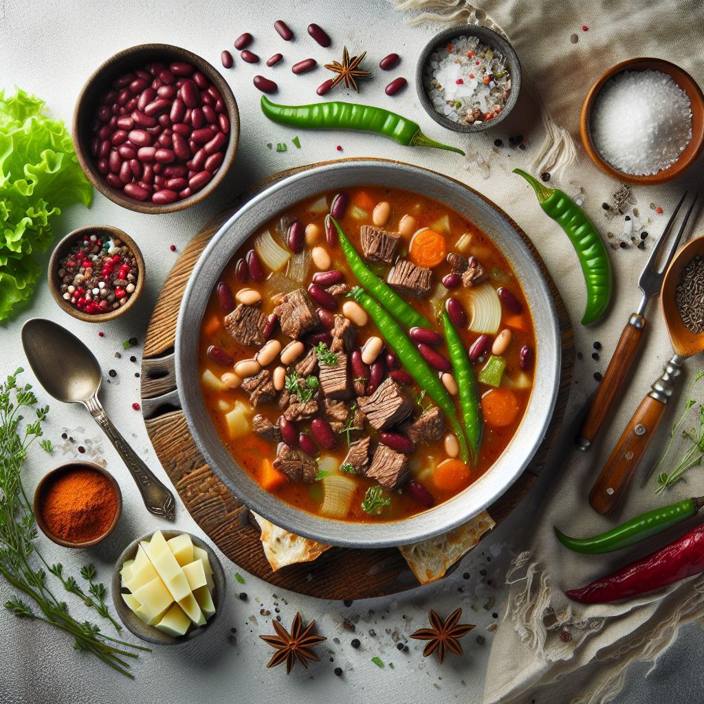 Hearty Beef and Bean Soup: A Nutritious Comfort Classic