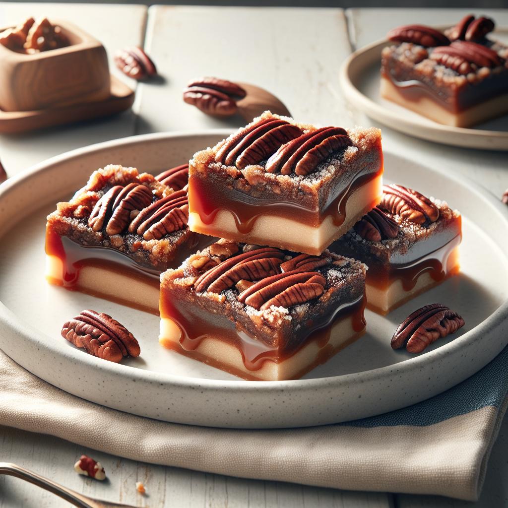 Decadent Keto Pecan Pie Bars: Indulgent Low-Carb Delights