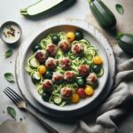 Twist Your Dinner: Turkey Meatballs Meet Zucchini Noodles