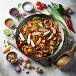 Sizzling Turkey and Vegetable Stir Fry: A Colorful Feast