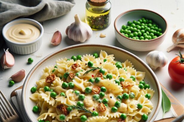 Savory Creamy Garlic Pasta with Peas: A Comfort Classic