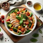 Flavorful Chicken and Veggies Unite in Perfect Pasta Bowl