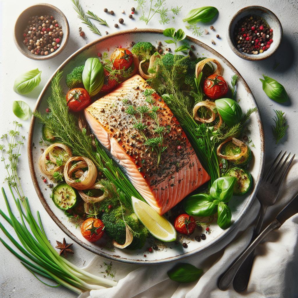 Herb-Kissed Baked Salmon: A Flavorful, Healthy Delight