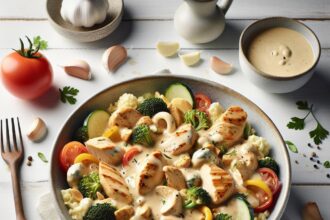 Indulge in Creamy Garlic Chicken: A Savory Delight Recipe