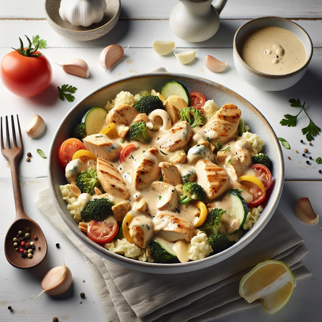 Indulge in Creamy Garlic Chicken: A Savory Delight Recipe