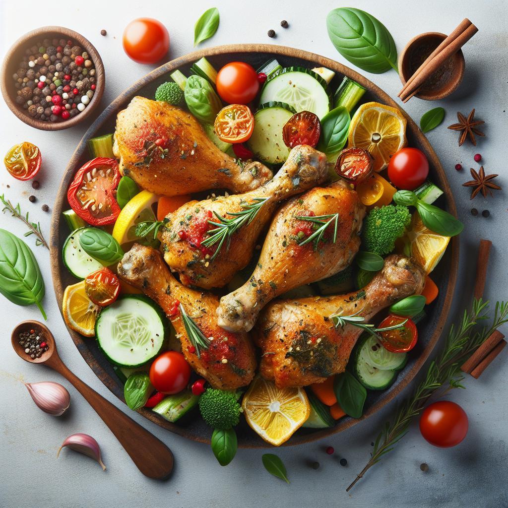 Herb-Kissed Baked Chicken Drumsticks: A Flavorful Feast