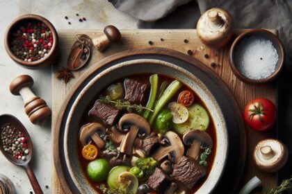 Hearty Beef and Mushroom Soup: A Savory Comfort Classic