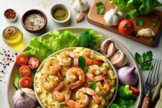 Indulge in Creamy Garlic Butter Shrimp: A Flavorful Delight