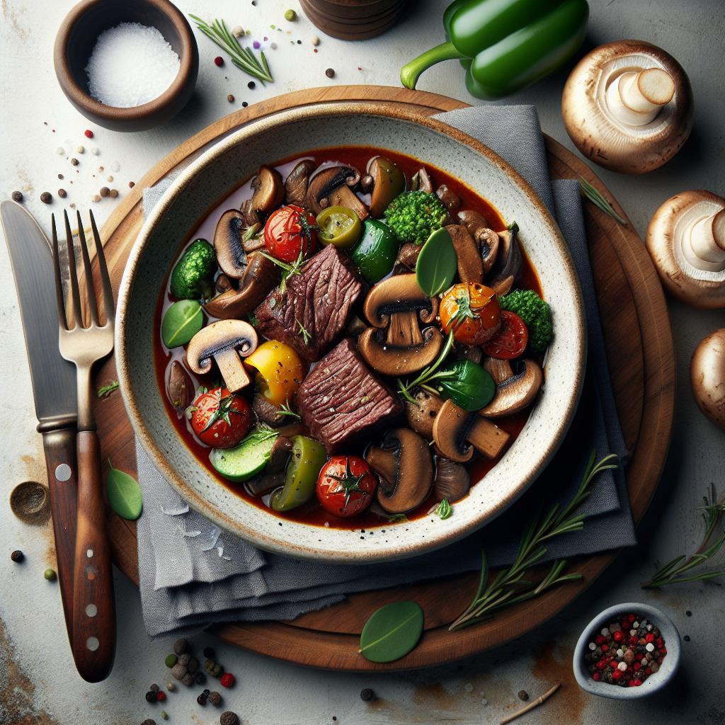Hearty Beef and Mushroom Stew: A Savory Comfort Classic