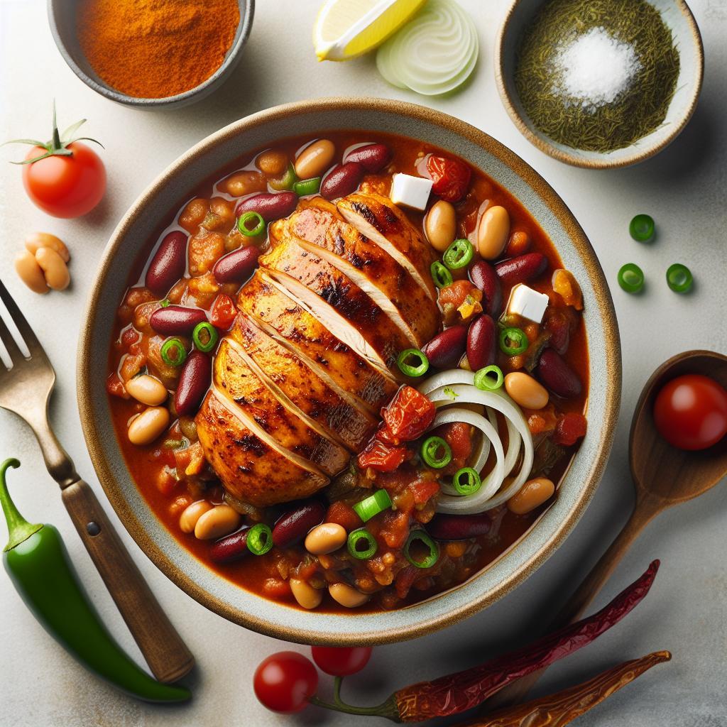 Hearty Chicken and Bean Chili: A Nutritious Flavor Boost