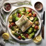 Herb-Kissed Baked Halibut: A Flavorful Ocean Delight