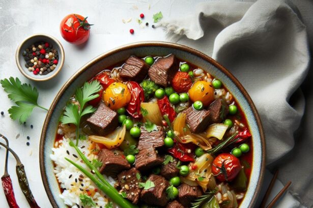 Hearty Beef and Rice Stew: A Comfort Bowl of Flavor