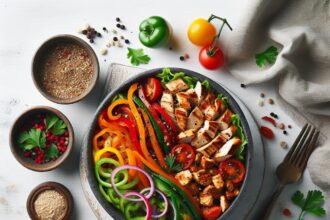 Flavor-Packed Chicken Fajita Bowls: A Colorful Twist